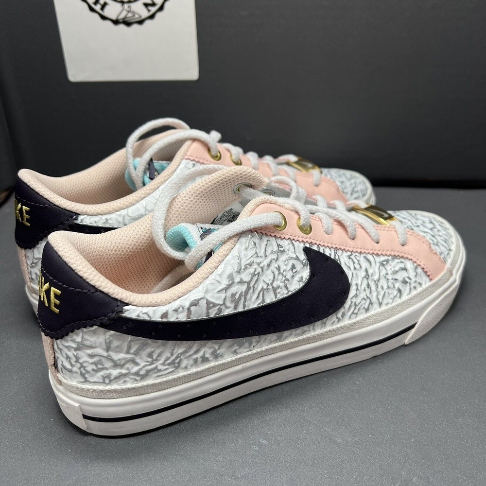 Nike Court Legacy SDC White Pink Silver Serena Williams DJ1454-100 Women Size 7 - Picture 5 of 13